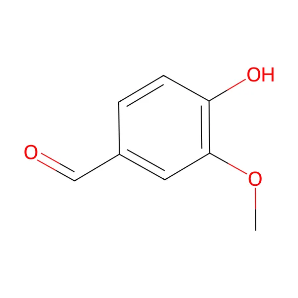 Vanilin molekül yapısı — CAS 121-33-5