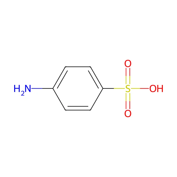 Sülfanilik asit molekül yapısı — CAS 121-57-3