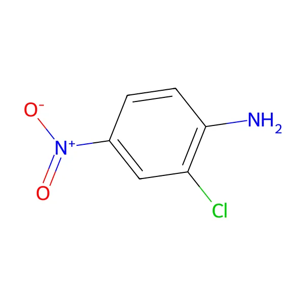 2-kloro-4-nitroanilin molekül yapısı — CAS 121-87-9