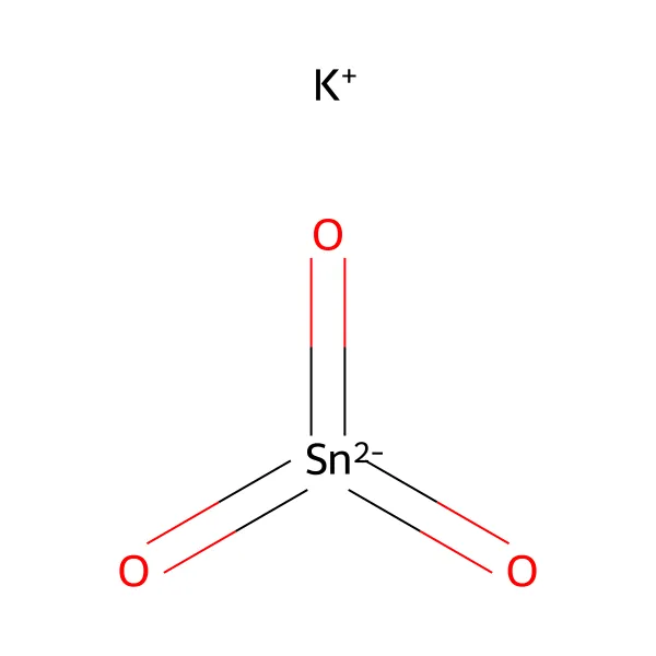 Potasyum stannat molekül yapısı — CAS 12142-33-5