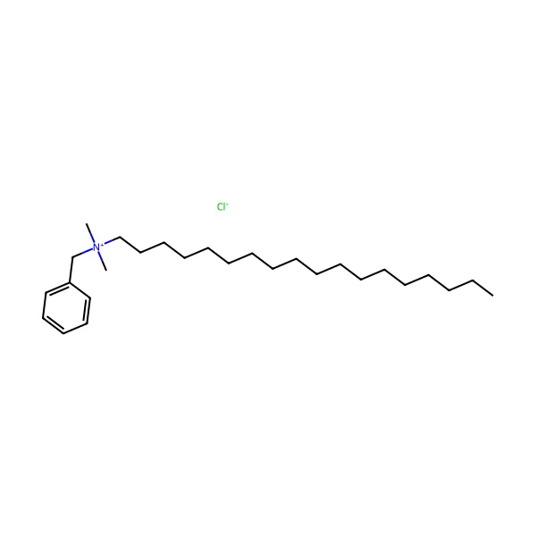Stearalkonyum klorür molekül yapısı — CAS 122-19-0