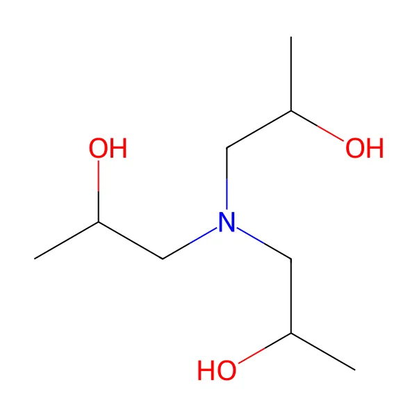 Triizopropanolamin molekül yapısı — CAS 122-20-3