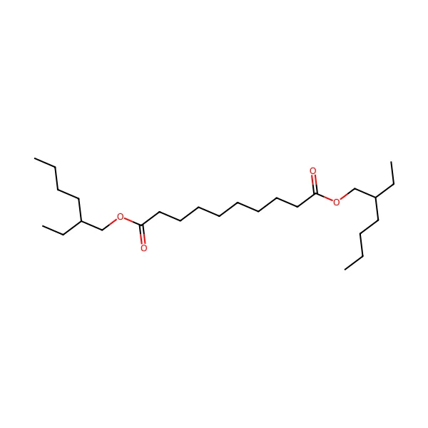 Dietilheksil sebakat molekül yapısı — CAS 122-62-3