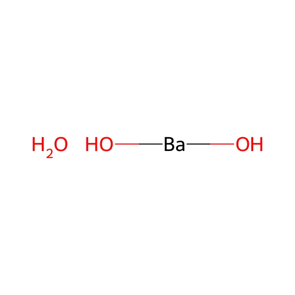 Baryum hidroksit oktahidrat molekül yapısı — CAS 12230-71-6