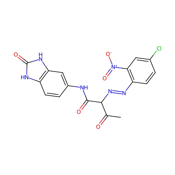 Pigment turuncu 36 molekül yapısı — CAS 12236-62-3