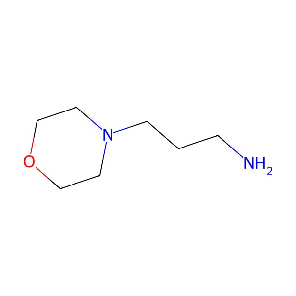3-morfolinopropilamin molekül yapısı — CAS 123-00-2