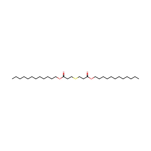 Dilauril tiyodipropiyonat molekül yapısı — CAS 123-28-4