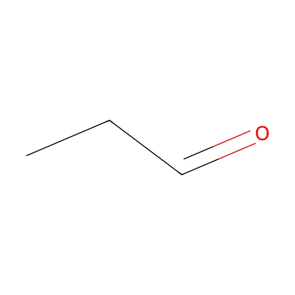 Propionaldehit molekül yapısı — CAS 123-38-6