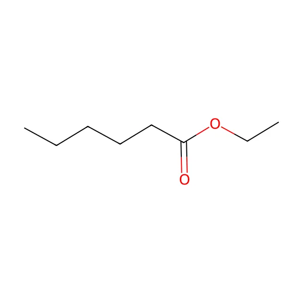 Etil heksanoat molekül yapısı — CAS 123-66-0