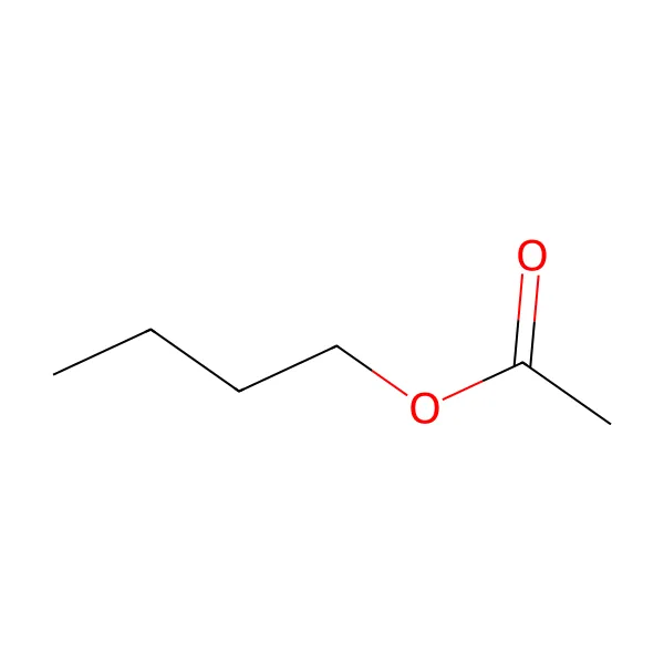 Bütil Asetat molekül yapısı — CAS 123-86-4