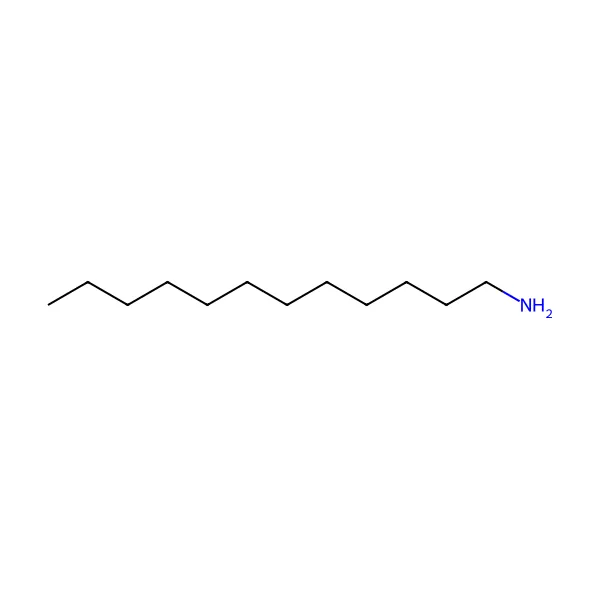 Dodesilamin molekül yapısı — CAS 124-22-1