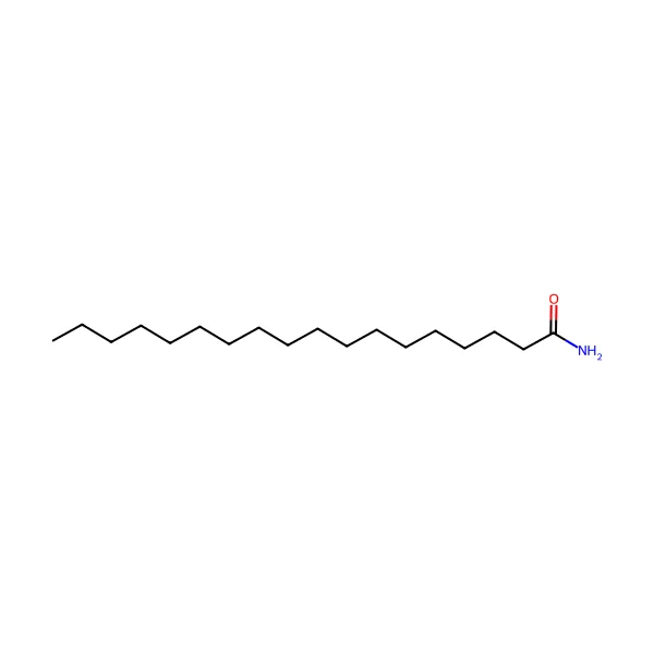 Stearamid molekül yapısı — CAS 124-26-5