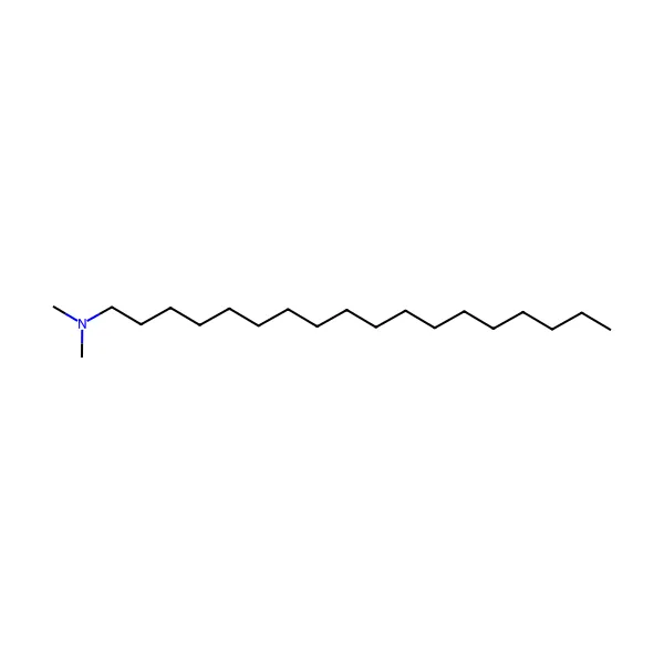 Dimetiloktadesilamin molekül yapısı — CAS 124-28-7