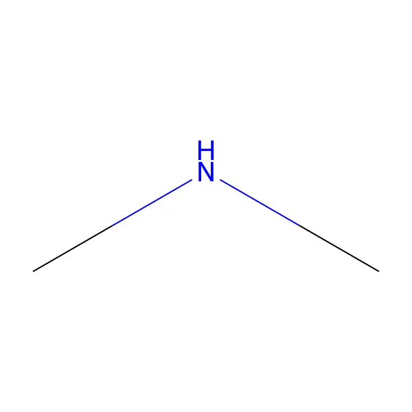Dimetilamin molekül yapısı — CAS 124-40-3