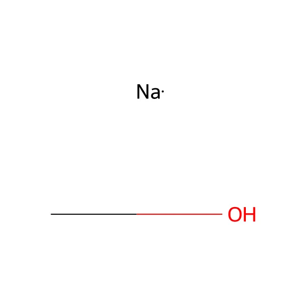 Sodyum metoksit molekül yapısı — CAS 124-41-4