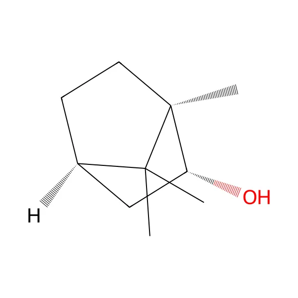İzoborneol molekül yapısı — CAS 124-76-5