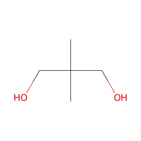 Neopentil glikol molekül yapısı — CAS 126-30-7
