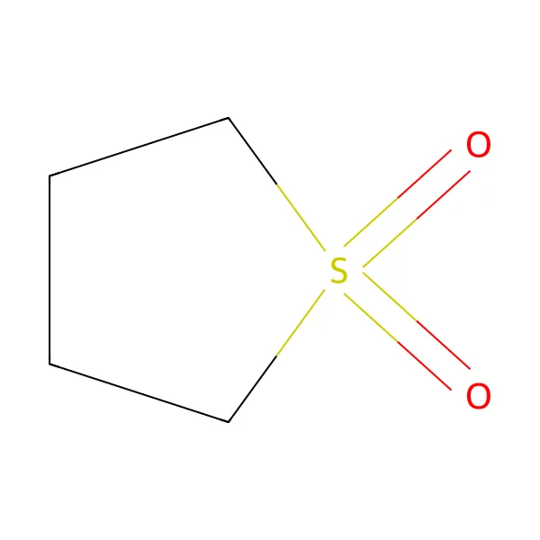 Sülfolan molekül yapısı — CAS 126-33-0