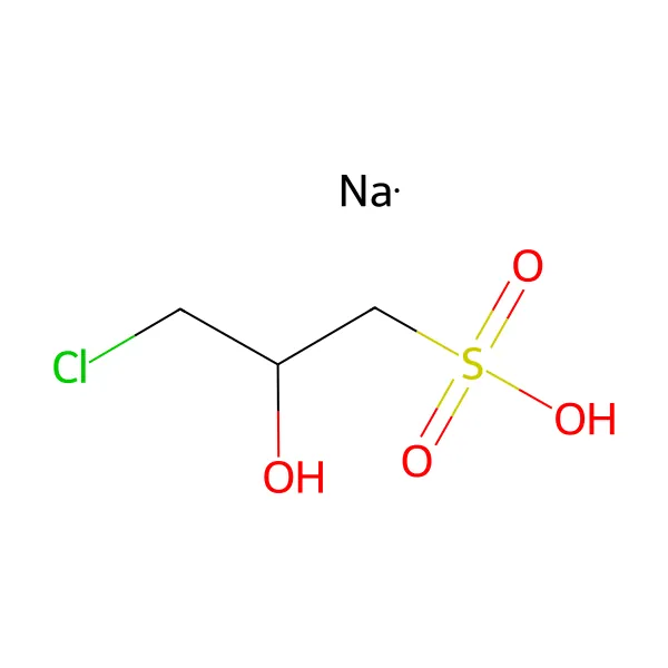 Sodyum epiklorohidrinsülfonat molekül yapısı — CAS 126-83-0