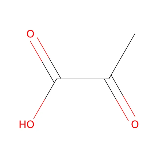 Pirüvik asit molekül yapısı — CAS 127-17-3