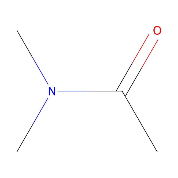 Dimetilasetamid molekül yapısı — CAS 127-19-5