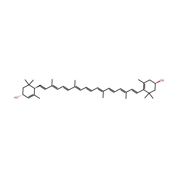 Lutein molekül yapısı — CAS 127-40-2