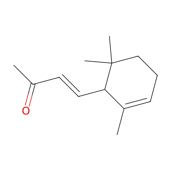 Alfa-ionon molekül yapısı — CAS 127-41-3