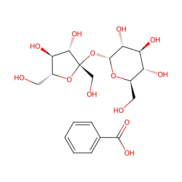 Sükroz benzoat molekül yapısı — CAS 12738-64-6