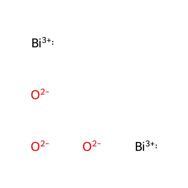 Bizmut trioksit molekül yapısı — CAS 1304-76-3