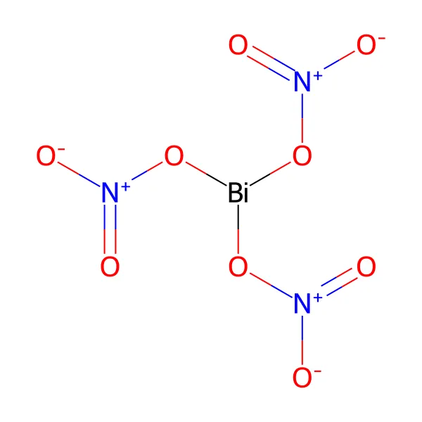 Bizmut subnitrat molekül yapısı — CAS 1304-85-4