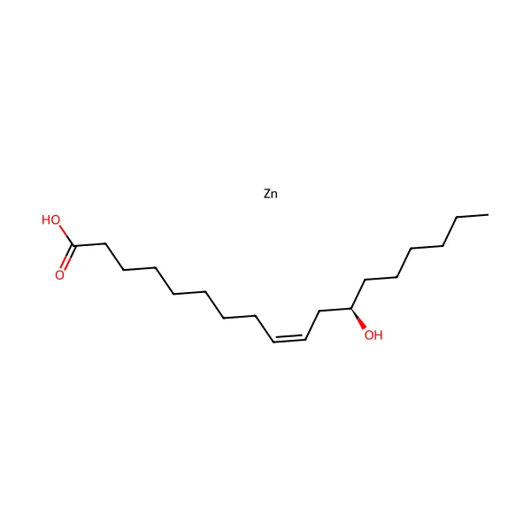 Çinko risinoleat molekül yapısı — CAS 13040-19-2