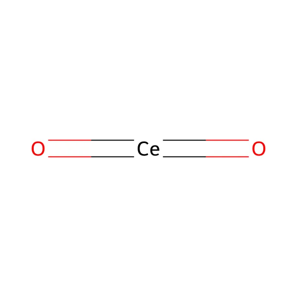 Seryum dioksit molekül yapısı — CAS 1306-38-3