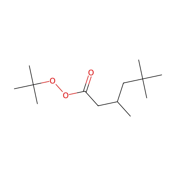 tert-Butil 3,5,5-trimetilperoksiheksanoat molekül yapısı — CAS 13122-18-4