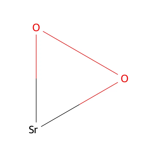 Stronsiyum peroksit molekül yapısı — CAS 1314-18-7