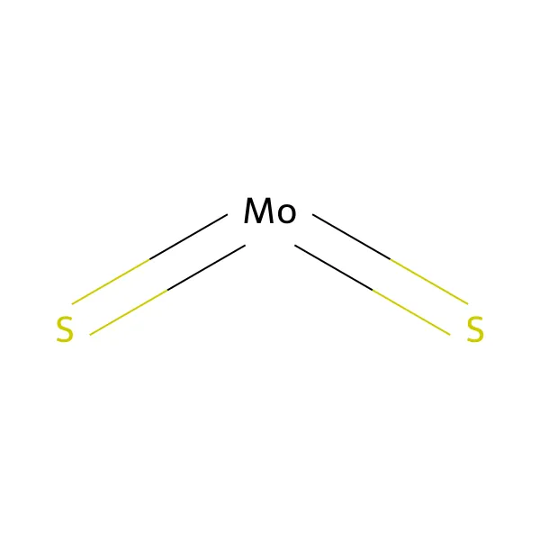 Molibden disülfür molekül yapısı — CAS 1317-33-5