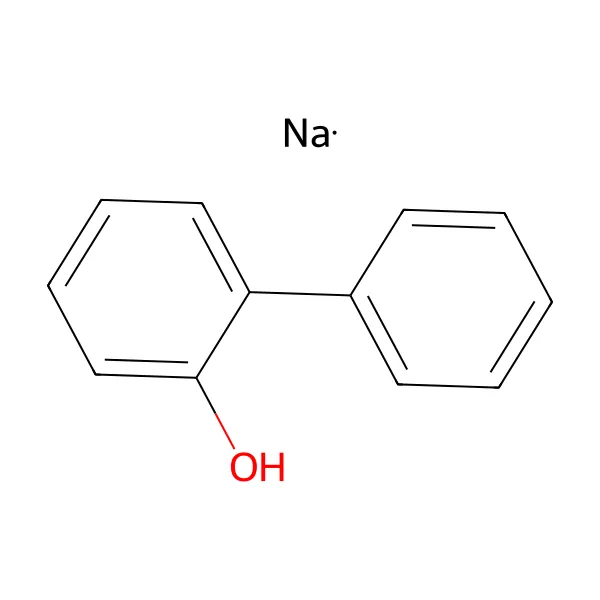 Sodyum orto-fenilfenat molekül yapısı — CAS 132-27-4