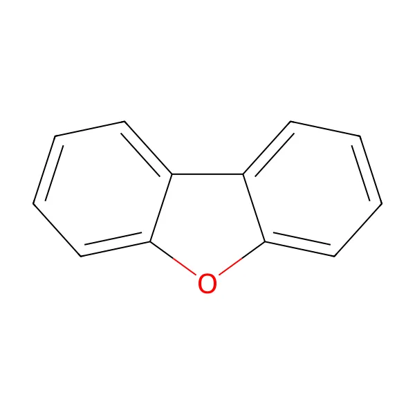 Dibenzofuran molekül yapısı — CAS 132-64-9