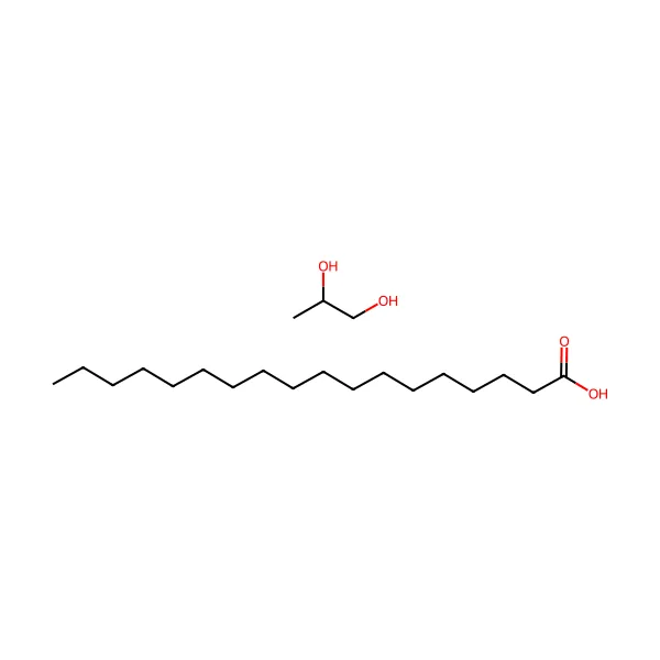 Propilen glikol monostearat molekül yapısı — CAS 1323-39-3