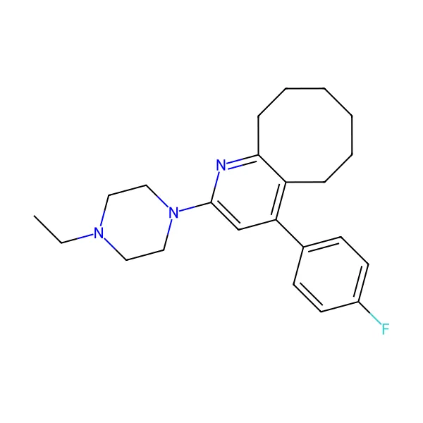 Blonanserin molekül yapısı — CAS 132810-10-7