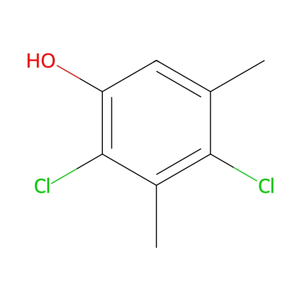 Dikloroksilenol molekül yapısı — CAS 133-53-9