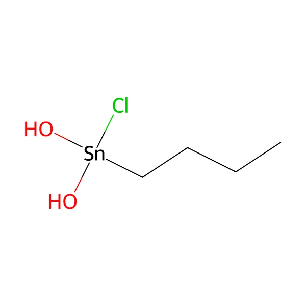 Butilklorotin dihidroksit molekül yapısı — CAS 13355-96-9