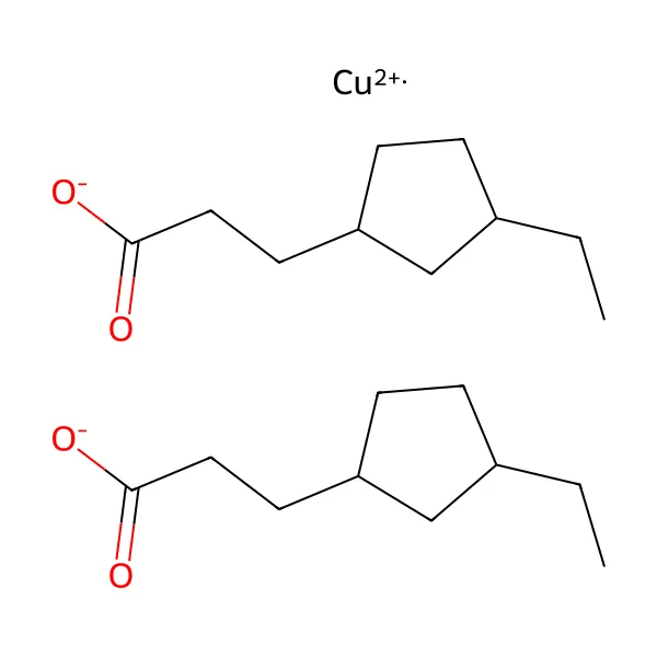 Bakır naftenat molekül yapısı — CAS 1338-02-9