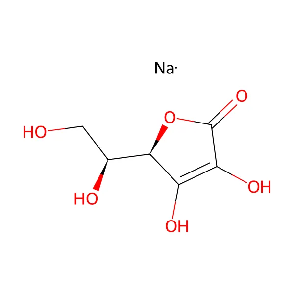 Vitamin C Sodyum Askorbat molekül yapısı — CAS 134-03-2