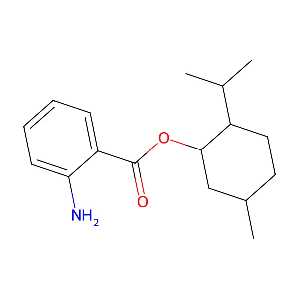Mentil antranilat molekül yapısı — CAS 134-09-8