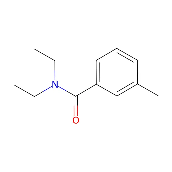 Dietiltoluamid molekül yapısı — CAS 134-62-3