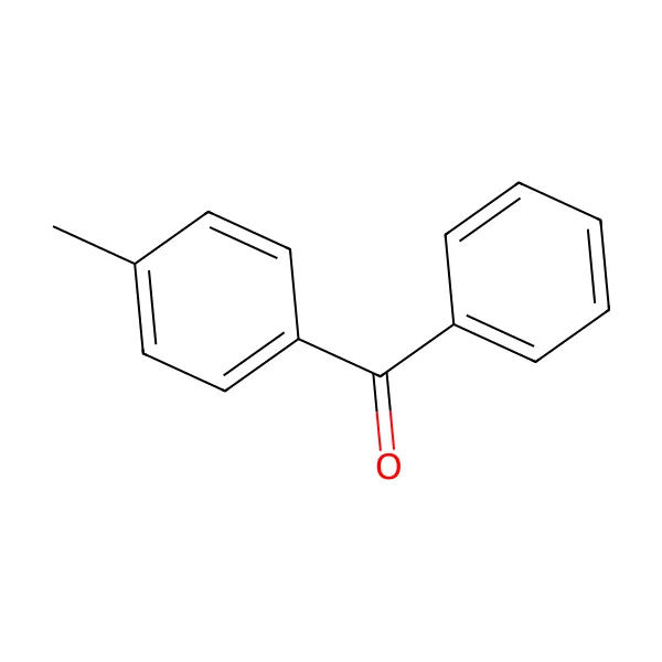 4-metilbenzofenon molekül yapısı — CAS 134-84-9