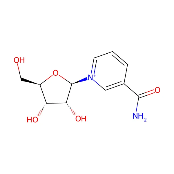 Vitamin B3 Nikotinamid Ribozit molekül yapısı — CAS 1341-23-7