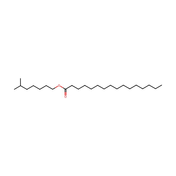 İzooktil palmitat molekül yapısı — CAS 1341-38-4