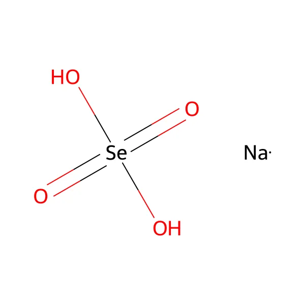 Sodyum selenat molekül yapısı — CAS 13410-01-0