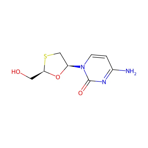 Lamivudin molekül yapısı — CAS 134678-17-4